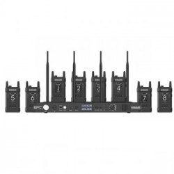 Hollyland sistema de comunicación  SYSCOM 1000T-8B - 9 auricularescon mic