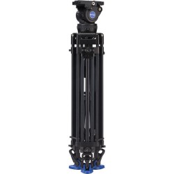 BENRO KIT TRIPODE VIDEO DOBLE TUBO ALUMINIO BV10