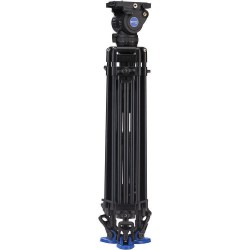 BENRO KIT TRIPODE VIDEO DOBLE TUBO ALUMINIO BV8
