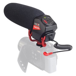 LensGo LYM DM200 Micrófono de cañón 3.5mm con modo Estéreo/mono