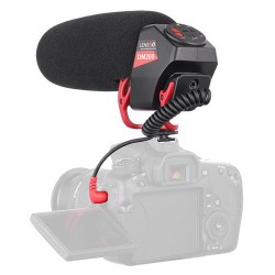 LensGo LYM DM200 Micrófono de cañón 3.5mm con modo Estéreo/mono