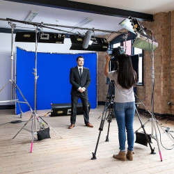Lastolite Fondo Panoramic 4m Chroma Key Azul SOLO TELA