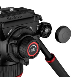 Manfrotto Rótula de video fluida 504X con base plana