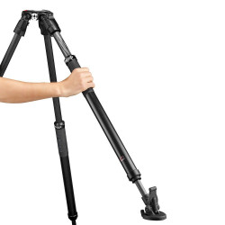 Manfrotto Nitrotech Serie 608 con Trípode Carbono 635 Fast Single Leg