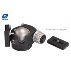 LEOFOTO Rótula de bola LH-55+QP-70