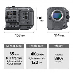 Sony FX6 | Cámara de Cine Full Frame Profesional